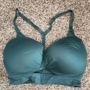 Victoria's Secret Green Uplift No Wire Padded Soft bra size 34DD